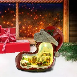 Caja de música Navideña con tren giratorio – Regalo creativo para niños