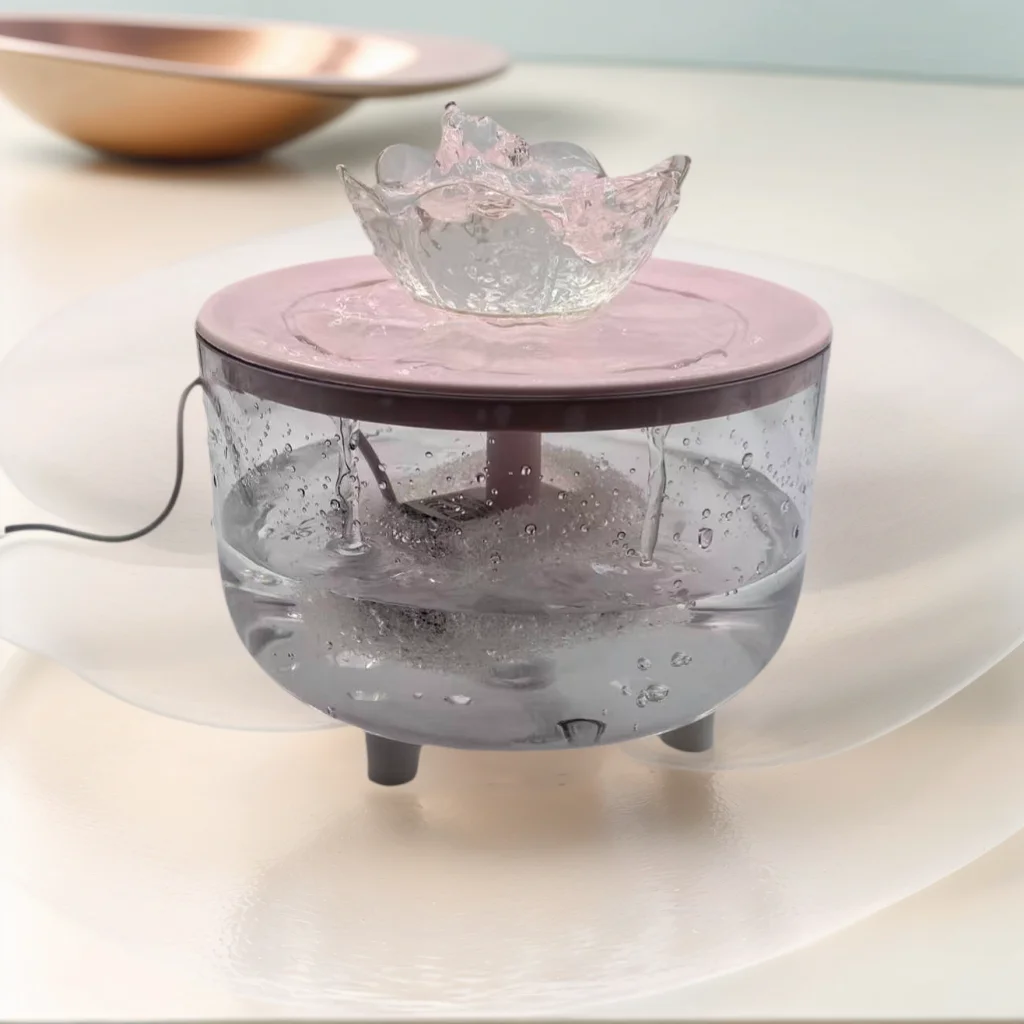 Nueva fuente de agua USB para gatos, filtro automático, bebedero transparente para gatos, dispensador de agua de filtrado de recircular antiseco con bomba - imagen 4