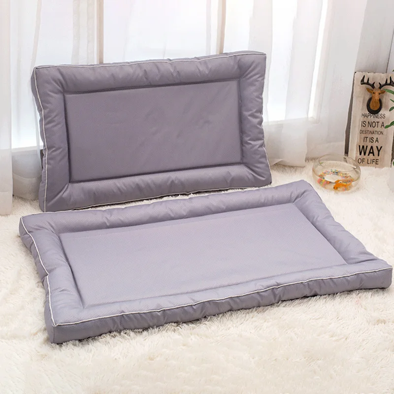 Cama para dormir de tela Oxford para perros, estera impermeable para dormir para perros pequeños, medianos y grandes, sofá cuadrado sin colapso para cachorros, suministro para mascotas - imagen 4