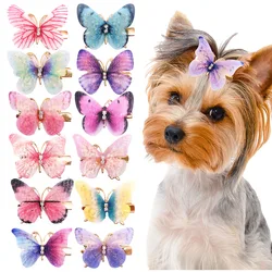 Pinzas mariposa metálicas para pelo de perro – Accesorios