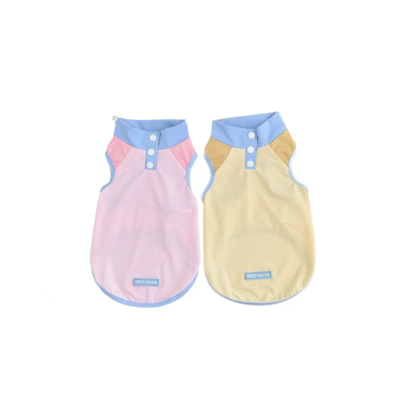Chaleco refrescante para perro y gato – Protección solar y cuello alto
