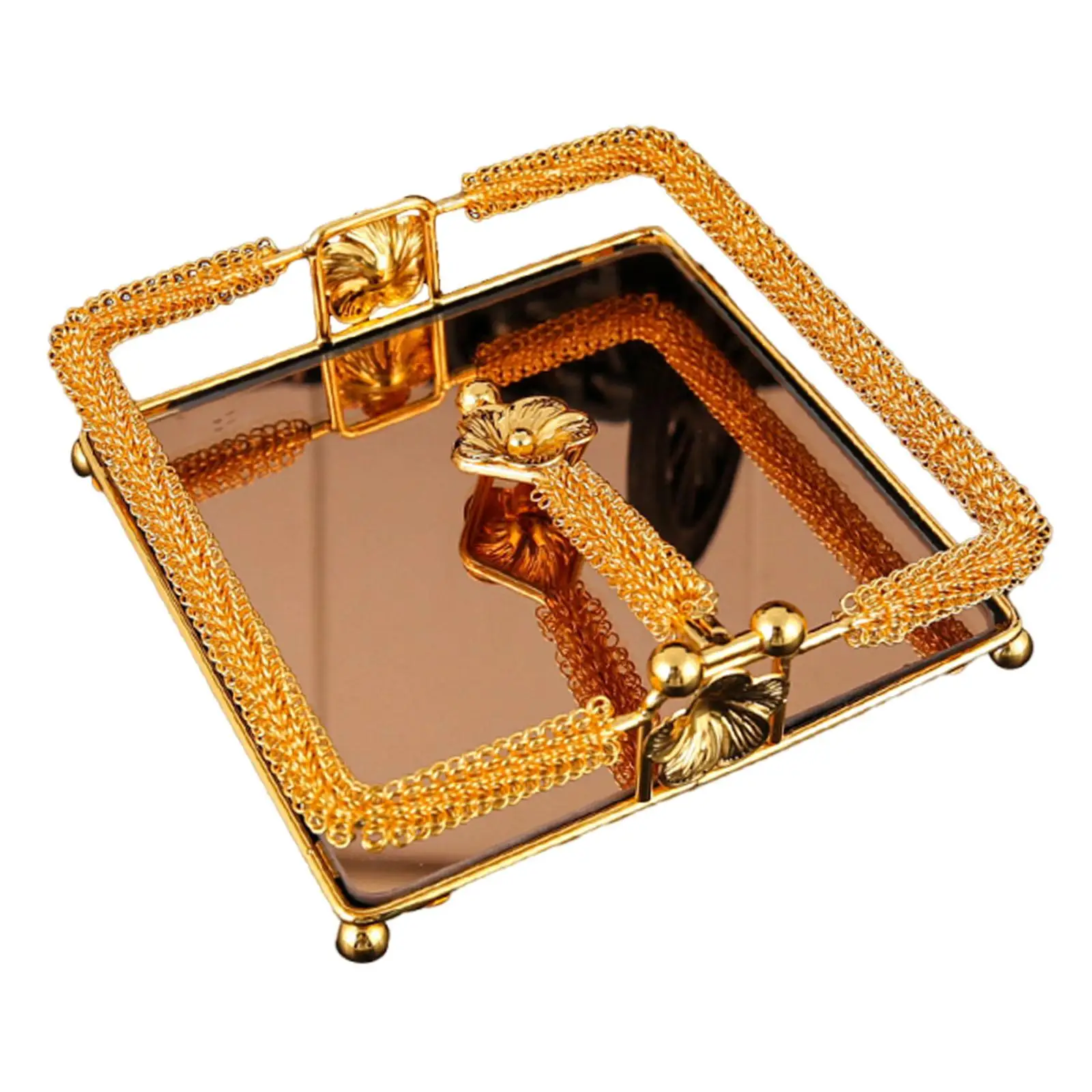 Servilletero dorado de aleación para mesa cocina y comedor - imagen 2