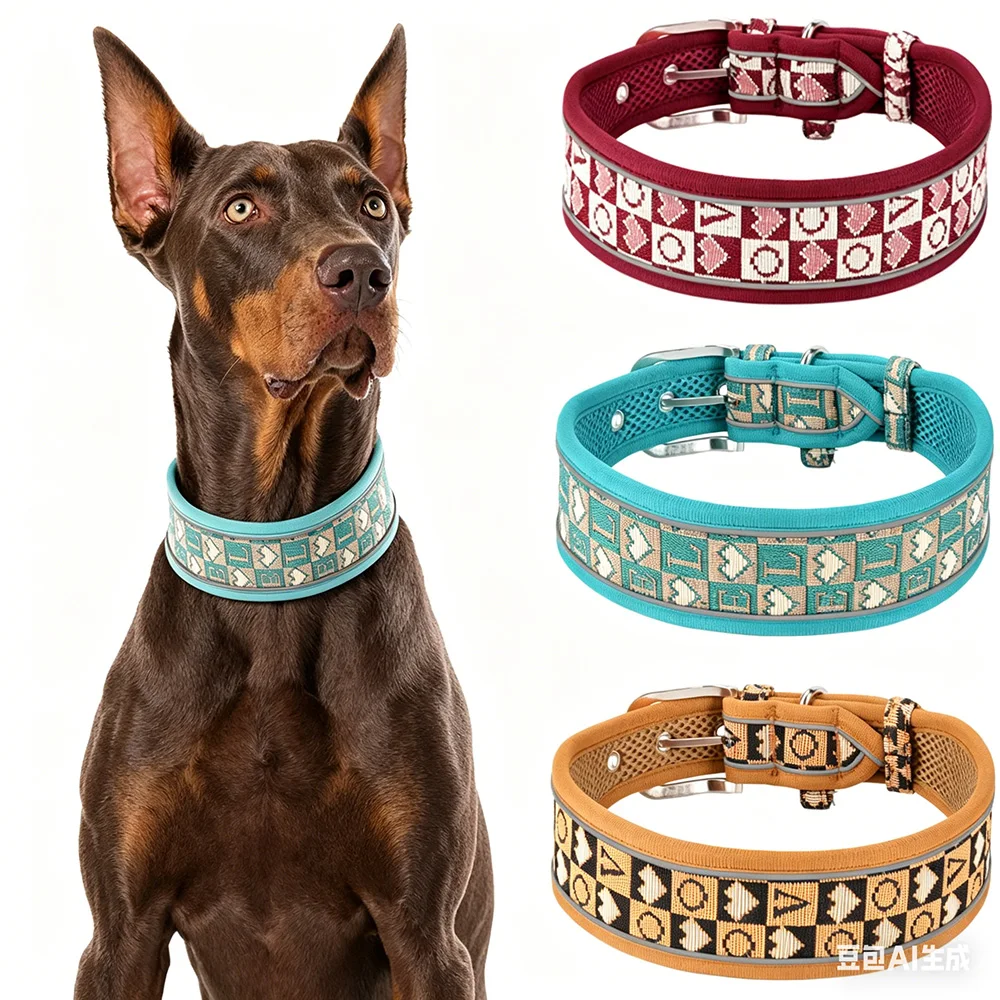 Collar reflectante para perros medianos y grandes – Doberman y Weimaraner - imagen 4