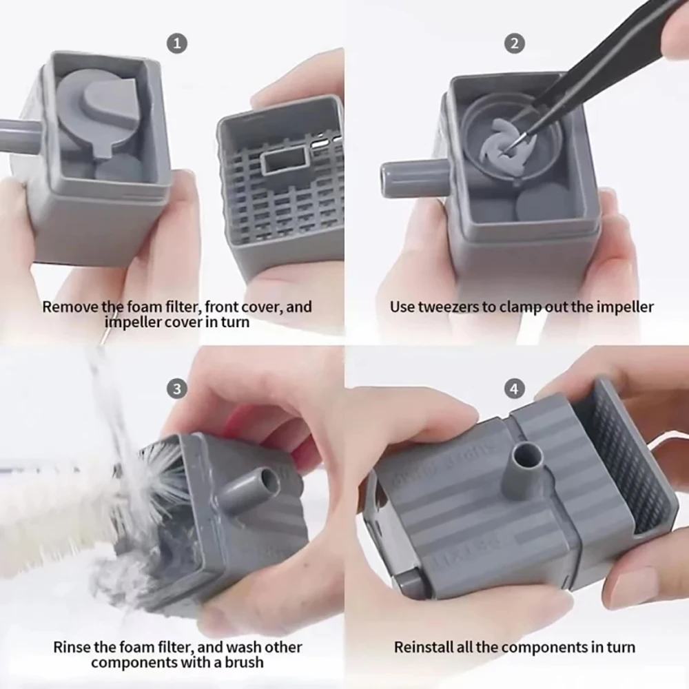 PETKIT Bomba de esterilización UVC reemplazada para todas las bombas inalámbricas PETKIT Bomba inalámbrica de repuesto para fuentes de agua para perros y gatos Watter - imagen 5