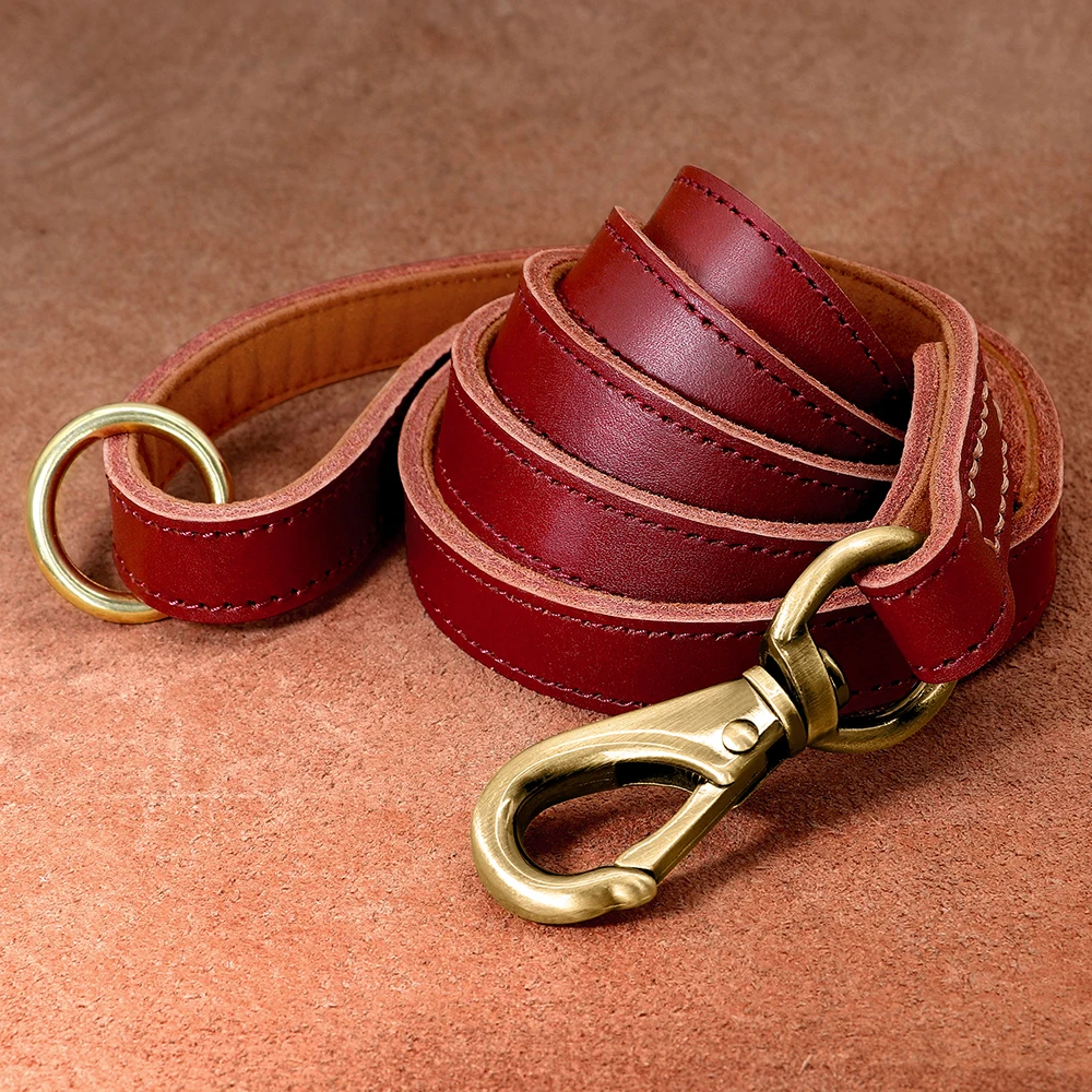 Correa de cuero personalizada para perros – Grabado incluido - imagen 4