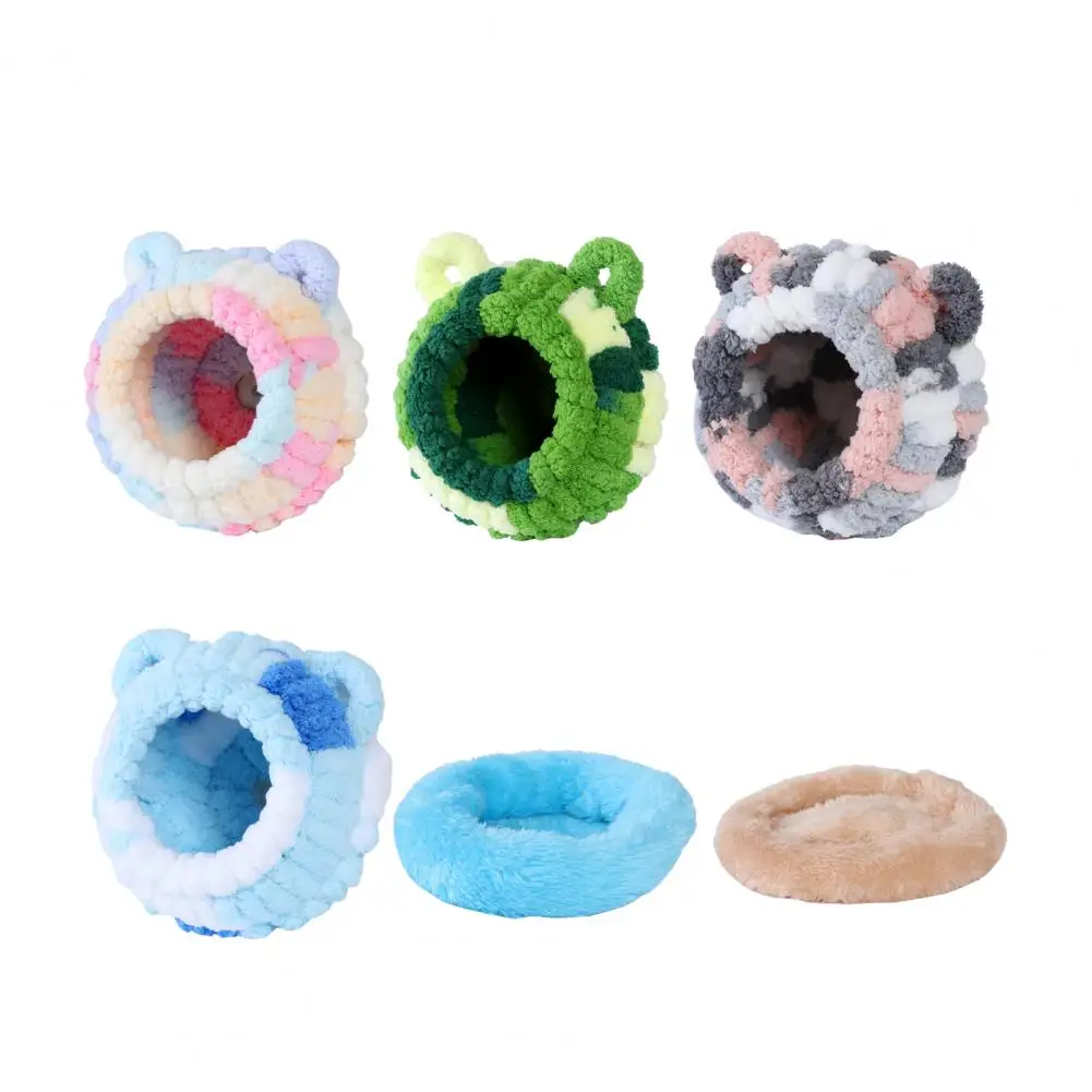 Nido de pájaros, casa esponjosa para loros, bonita cueva de franela, casa para pájaros con orejas, nido cálido para periquitos, jaula para pájaros, periquitos, cacatúas - imagen 5