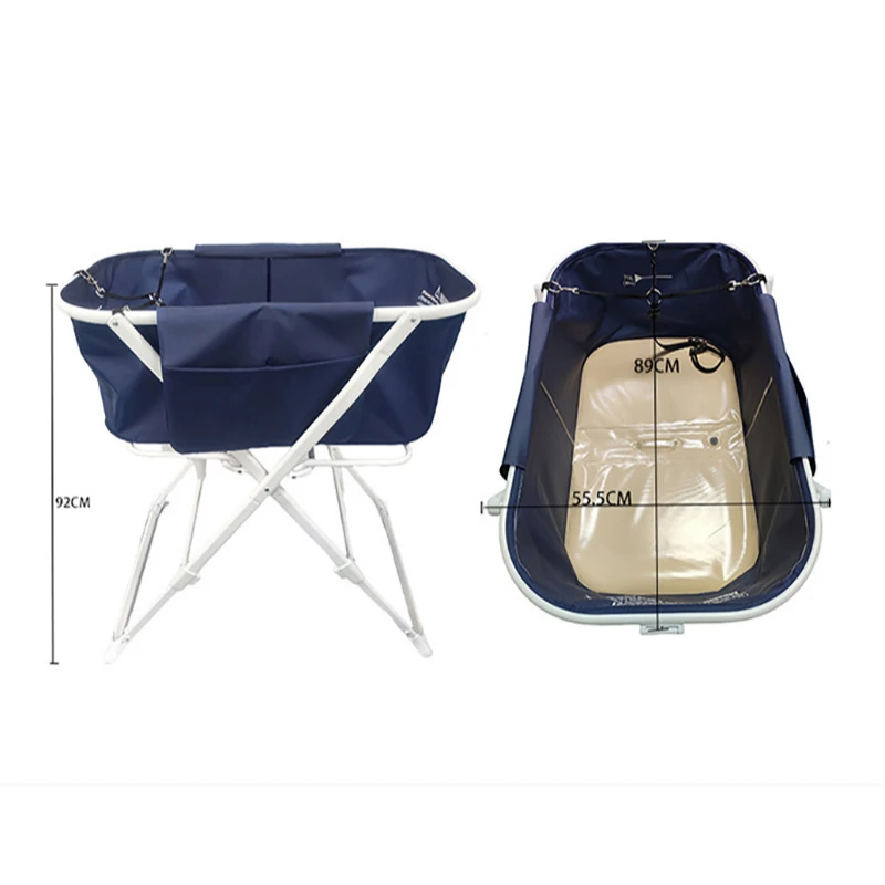 Lavabo de baño para mascotas, baño plegable para perros y gatos, estante de baño ajustable para interiores y exteriores, productos para mascotas, suministros de limpieza, accesorios - imagen 5