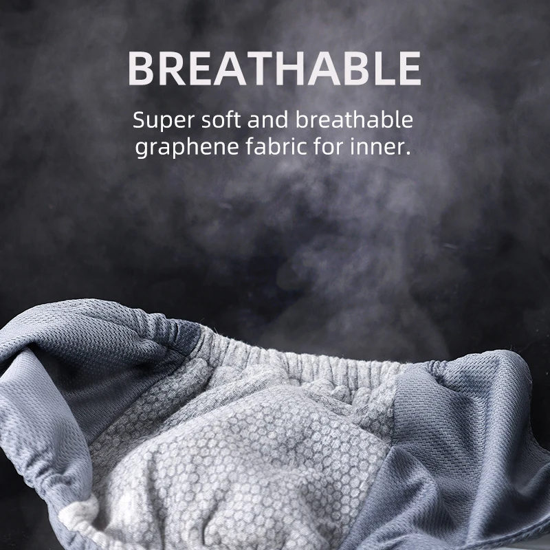 Pañal para perro reutilizable (paquete de 2), envoltura para el vientre para perro masculino de grafeno lavable, banda para la cintura absorbente antibacteriana para mascotas, pantalón sanitario a prueba de fugas - imagen 2