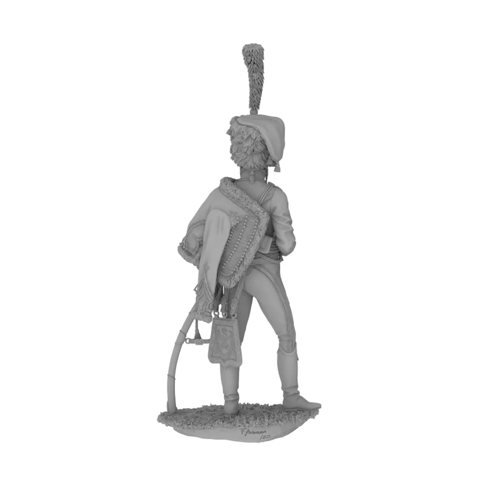 Figura perro oficial resina 3D – Kit ensamblar coleccionar sin pintar - imagen 3