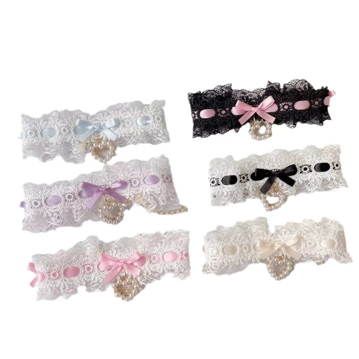 Collar de encaje de primavera para mascotas, Collar de Estilo Princesa, Collar de encaje para perros, accesorios para perros pequeños y cachorros - imagen 5