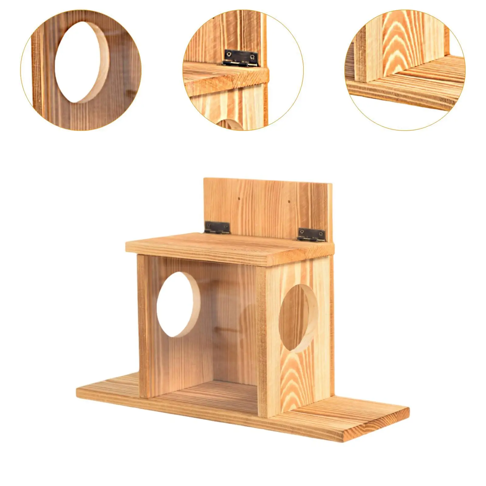 Comedero de ardilla, divertida y estable casa de ardilla para jardines al aire libre, patio trasero - imagen 5