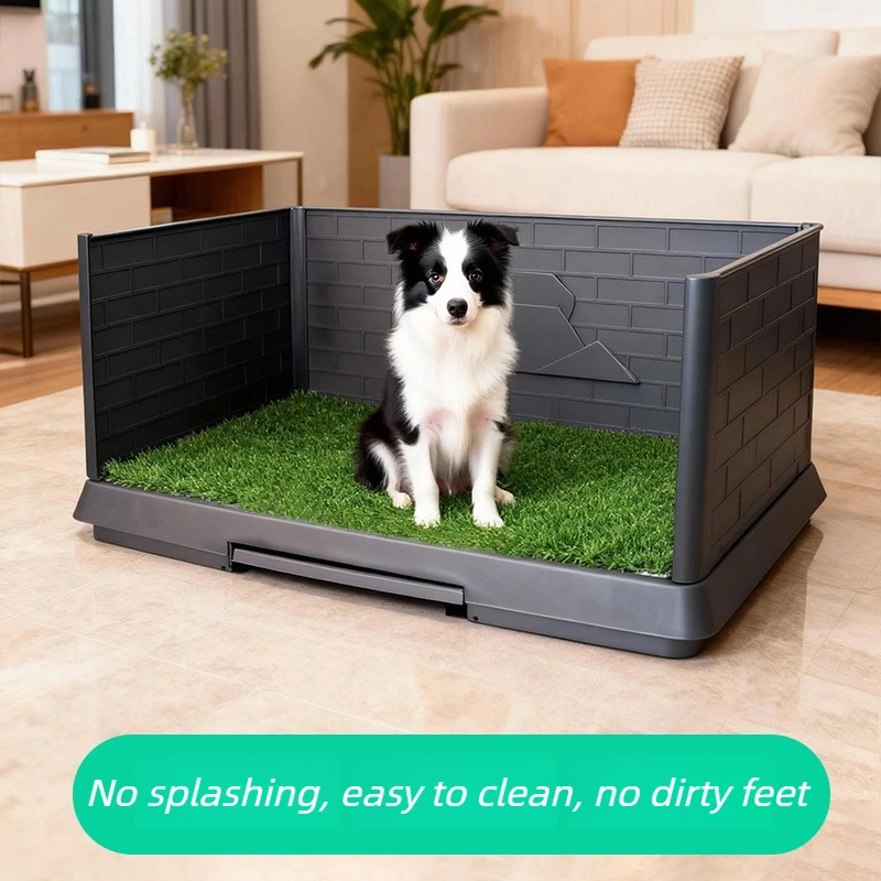 Inodoro de césped artificial interior para perros – fácil limpieza - imagen 4
