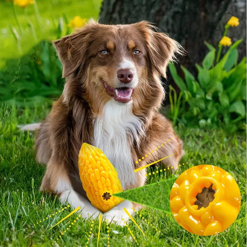 Juguetes para fugas de comida para perros, Limpieza de dientes para mascotas, juguetes de alimentación interactivos para perros pequeños y medianos, suministros para mascotas - imagen 3