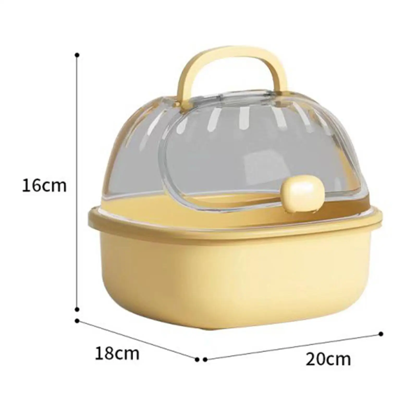 Hamster Carrier Cage Pet Outgoing Transparent Portable Hamster Accessories Hamster Carrier Cage Pet Outgoing Transparent Portable Hamster Accessories