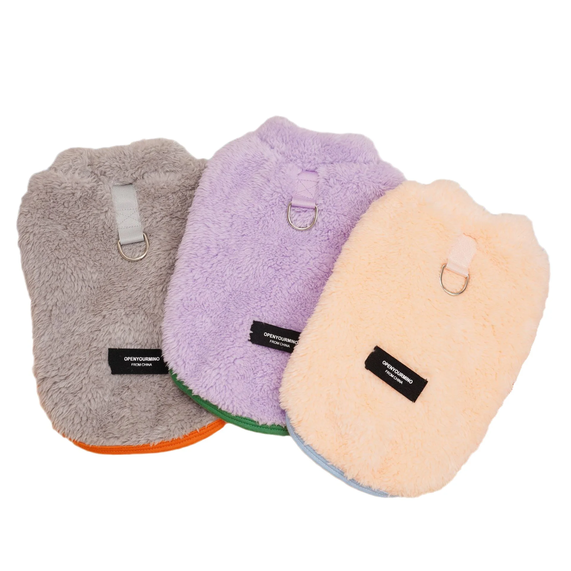 Chaleco de piel de cordero para mascotas, ropa para perros pequeños, abrigo de otoño e invierno, chaleco de felpa grueso, más lindo que el oso de peluche - imagen 5