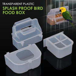 Bebedero loro colgante – Plástico resistente para jaula de pájaros