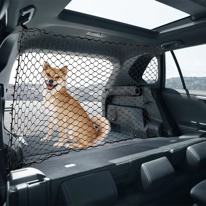 Rejilla divisoria para perro en el coche – Barra de seguridad trasera - imagen 2