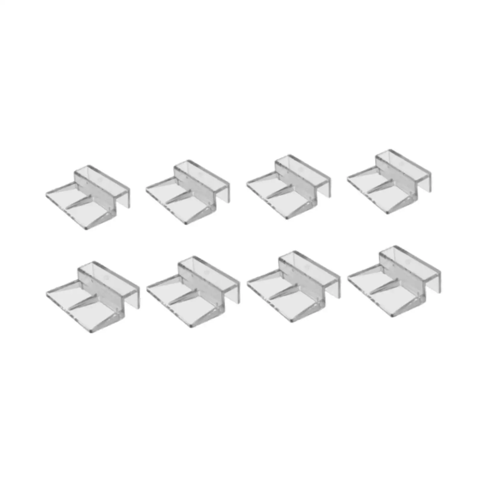 8Pcs Fish Tank Glass Cover Clip for DIY Anti Jump Rimless Aquarium Glass Top