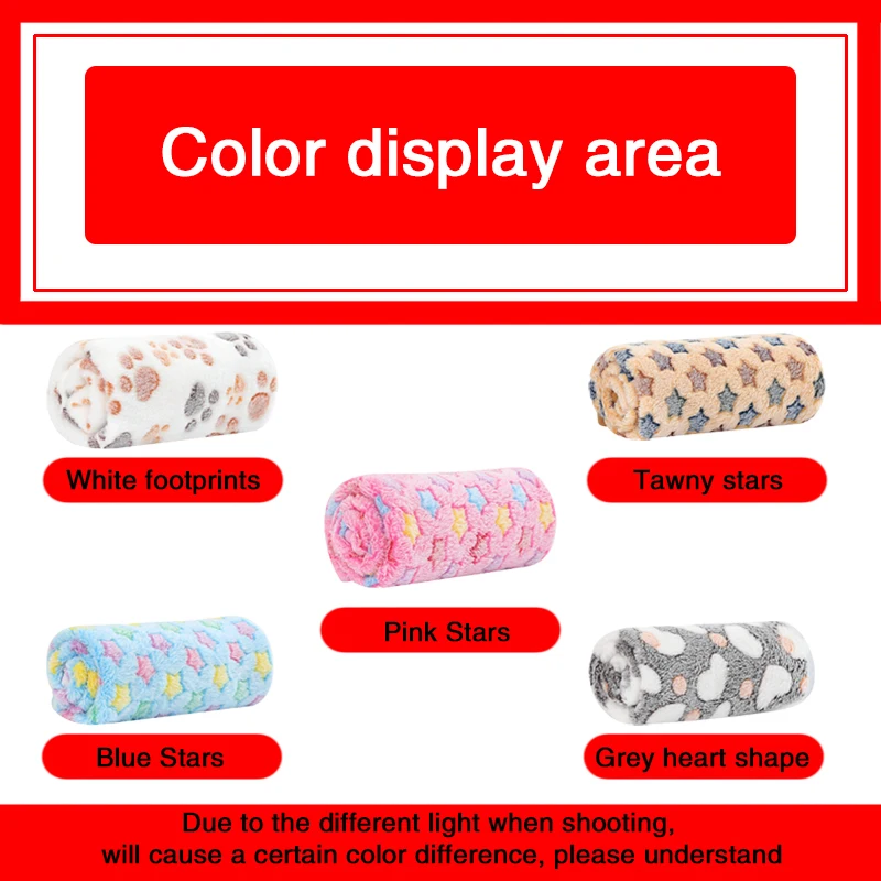 Almohadilla gruesa para mascotas, manta para gatos, nido para mascotas, cama, edredón cálido y cómodo, sábanas impresas lindas, suministros para mascotas - imagen 4