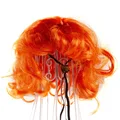 6-Orange curly hair