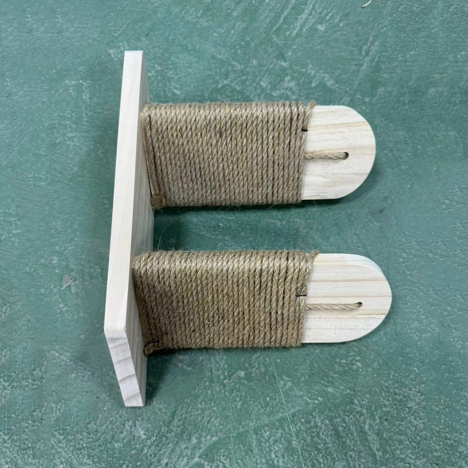 Estantes de pared para gatos de madera maciza de 4 niveles con yute para rascar, muebles de pared para escalar gatos, diseño Vertical que ahorra espacio para gatos de interior - imagen 3