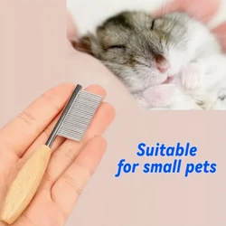Peine mini de peluquería para perros y gatos en acero inoxidable