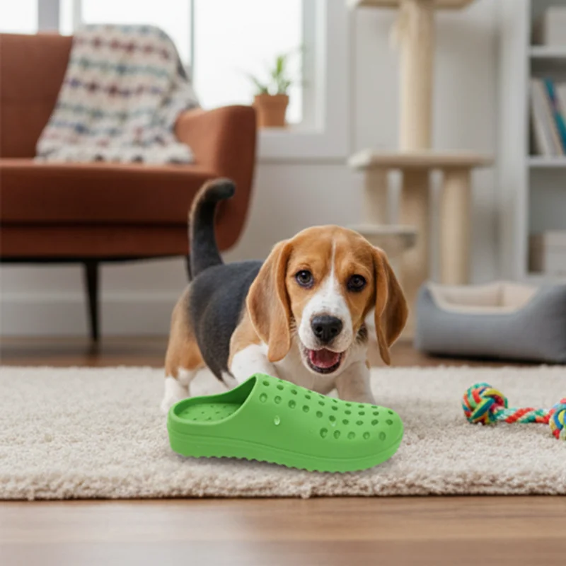 Juguete para masticar perro zapatilla duradero cachorros dentición - imagen 2