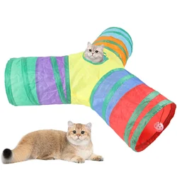 Túnel de juego plegable para gatos - resistente, divertido y seguro