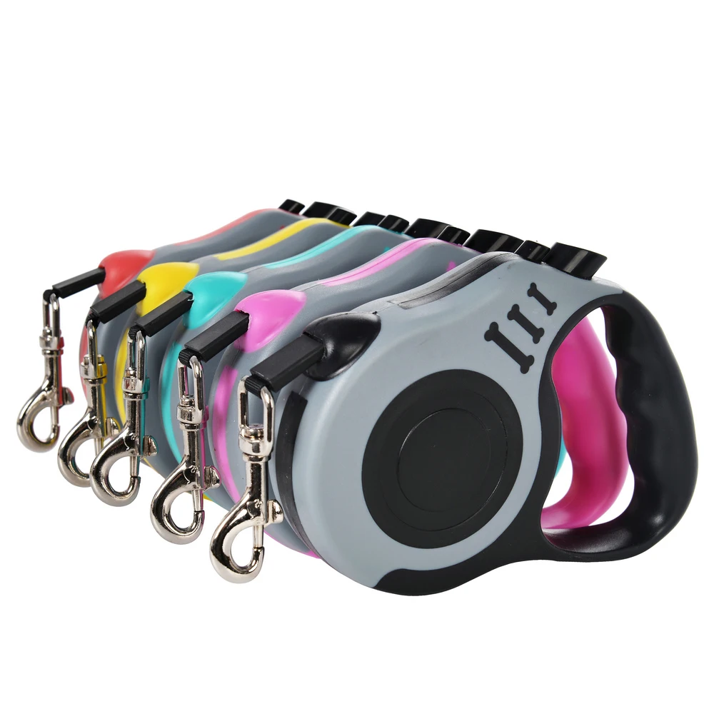 Correa para perros de 3m y 5m para perros pequeños, medianos y grandes, gatos, automática, retráctil, nailon fuerte, Schnauzer de plomo para cachorros, suministros para mascotas - imagen 5