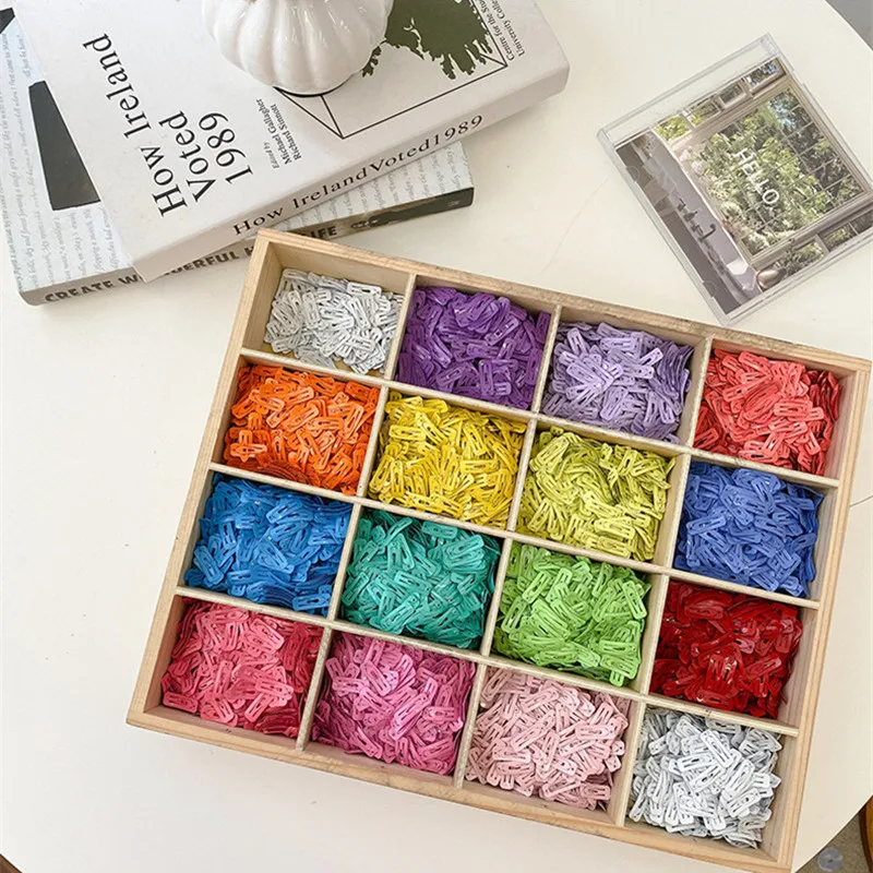 Horquilla cuadrada colorida para perros pequeños, pinzas para el pelo, accesorios de aseo para cachorros, Chihuahua, Pug, lote de 20 unidades - imagen 5