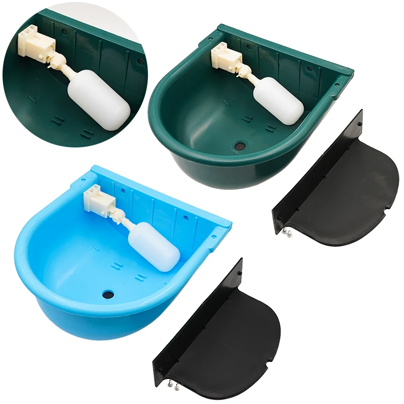 Bebedero de agua automático para ganado, cabras y ovejas, tazón de alimentación de plástico con orificio de drenaje, válvula de flotación, envío gratis, 1 unidad - imagen 5