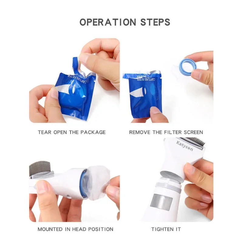 Peine eléctrico para perros y gatos, herramienta de limpieza del pelo de mascotas, puede ahuyentar piojos, pulgas, pelo largo, Accesorios de belleza para perros - imagen 4