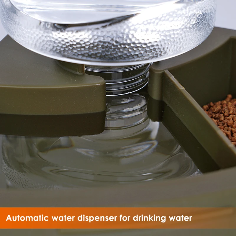 Alimentador automático para reptiles, bebedero para tortuga, tazón de comida y agua, dispensador de animales pequeños, plato esquinero para terrario para lagarto - imagen 4