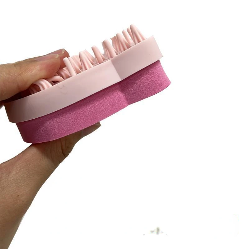 Cepillo de masaje de mano para mascotas, cepillo de depilación de doble cara, lavado, limpieza, aseo, peine para gatos - imagen 4