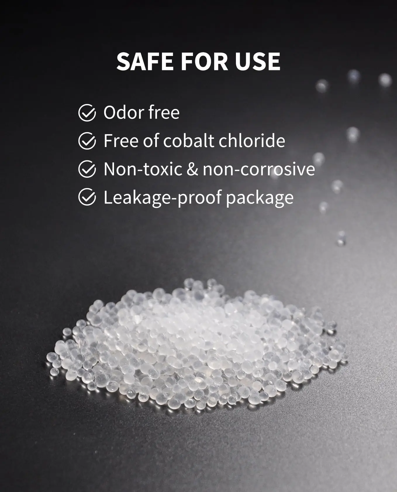 PETKIT Conservador desecante sustituido Agente a prueba de humedad para comederos inteligentes -5 paquetes de cuentas de gel de sílice transparente - imagen 5