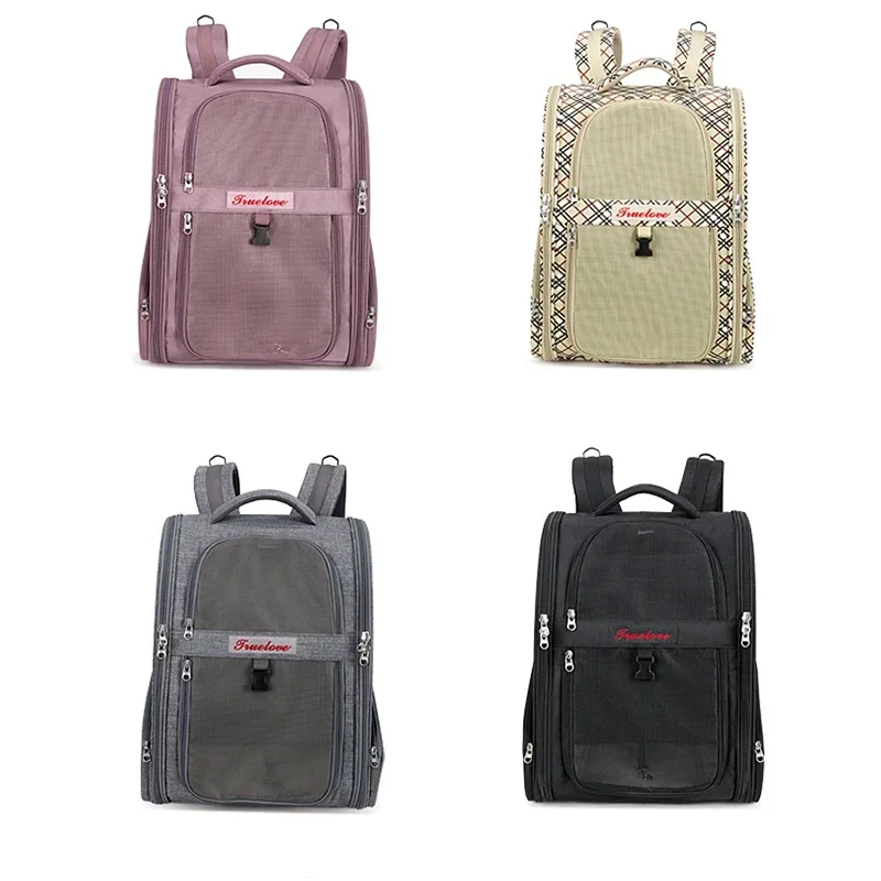 Winhyepet-portabebés para mascotas, mochila de malla transpirable para cachorros, bolso de hombro portátil para perros pequeños y gatos, embalaje para llevar suministros para mascotas - imagen 4