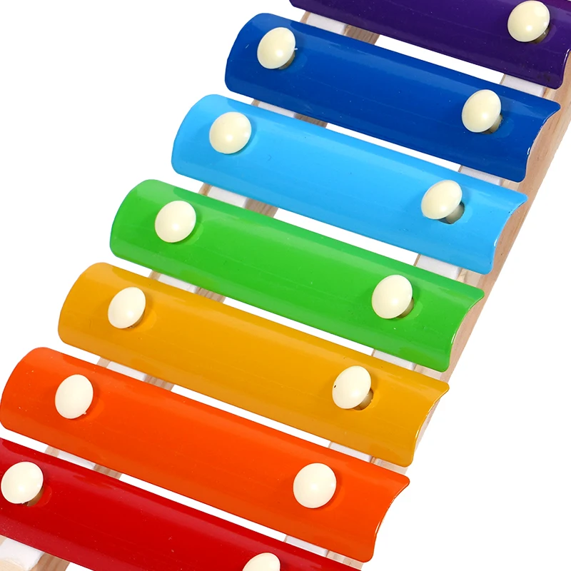 Juguete de pollo para pájaros y mascotas, gallo de gallina, xilófono de madera para rotar, morder, roscar, juguete musical, accesorios para gallinero - imagen 4