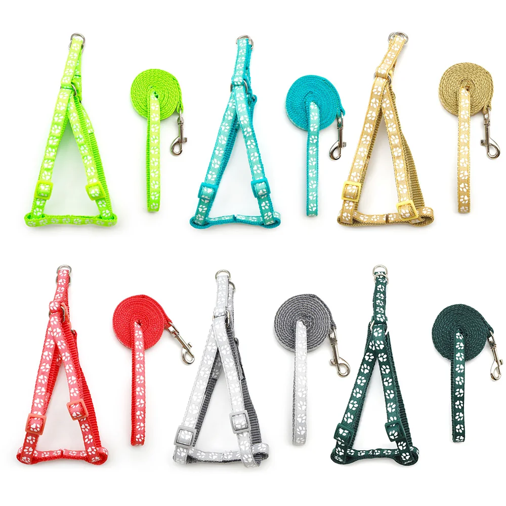 Venta al por mayor, 24 unids/lote, arnés para mascotas, juego de cables para caminar, accesorios antipérdida para caminar para perros y gatitos y cachorros - imagen 5