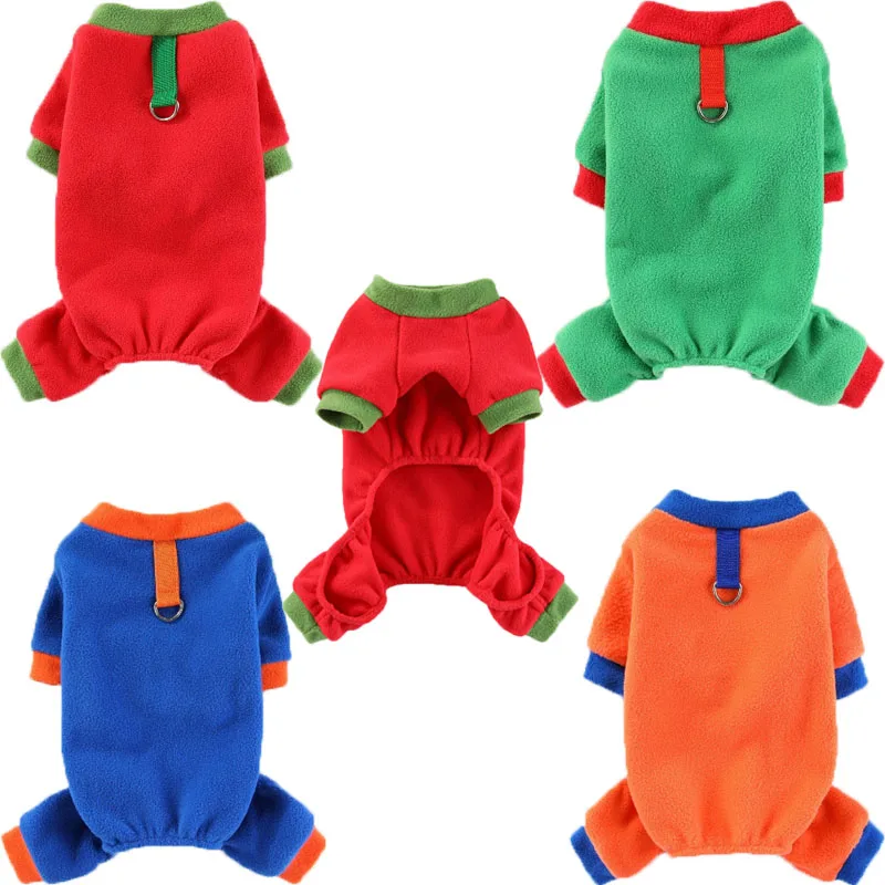 Ropa de lana para perros, monos de invierno, pijamas, disfraz, mono para cachorros pequeños y medianos, mono para perros Shih Tzu Chiwawa XS