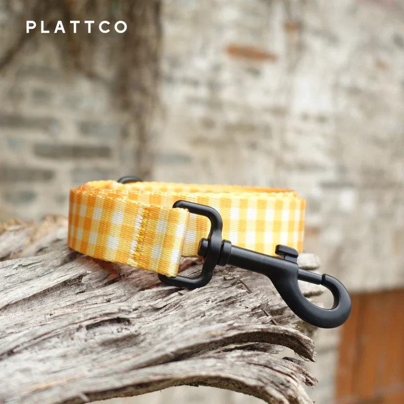 PLATTCO aleación de zinc de alta calidad P eslabón de cadena color noble correa para mascotas BUTTER PLAID para perros pequeños, medianos y grandes 5 tamaños PDL307 - imagen 2