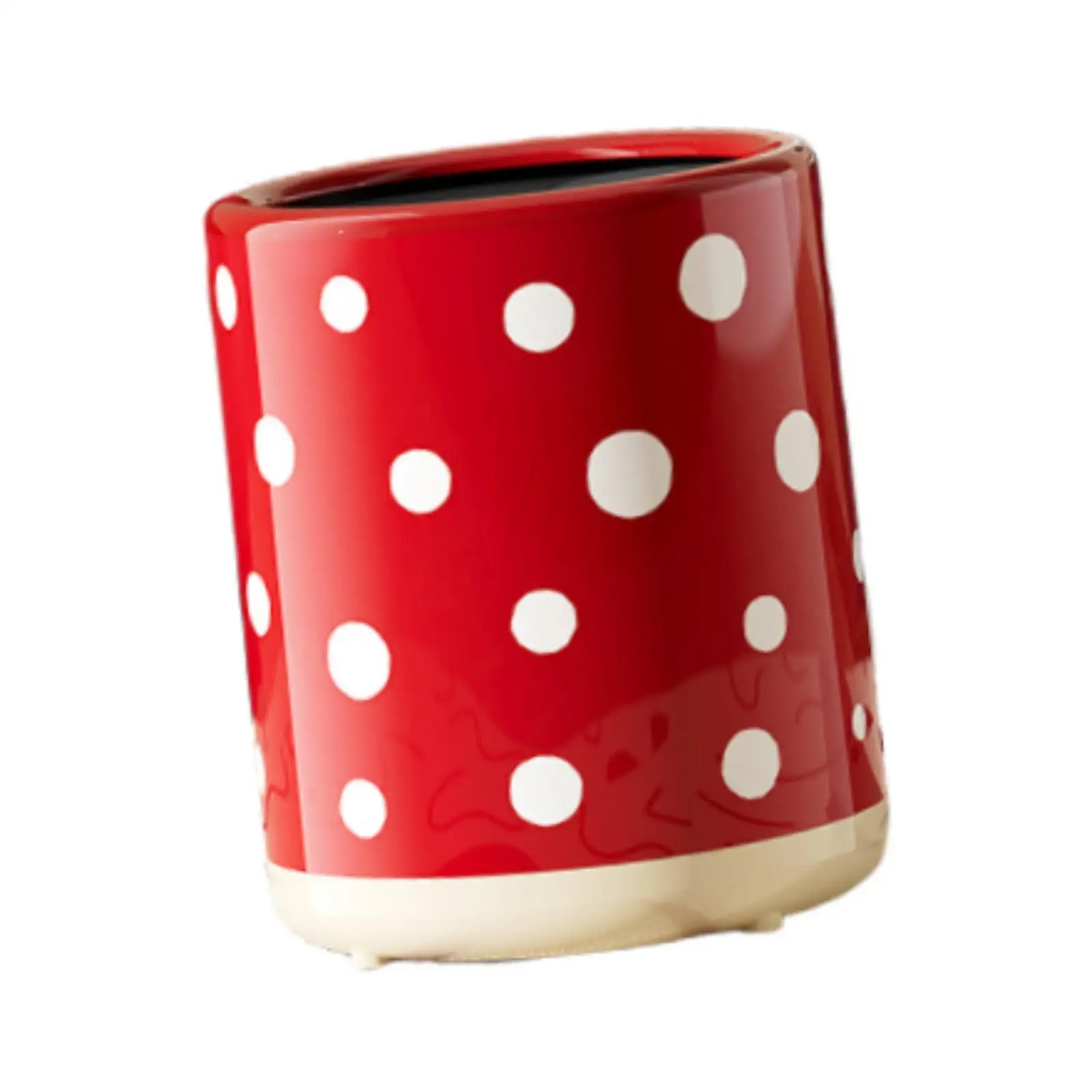 Trash Can Bathroom Bin Fashion Stylish Accessory Garbage Container Wastebasket for Bathroom Bedroom Restaurant Study Entryway