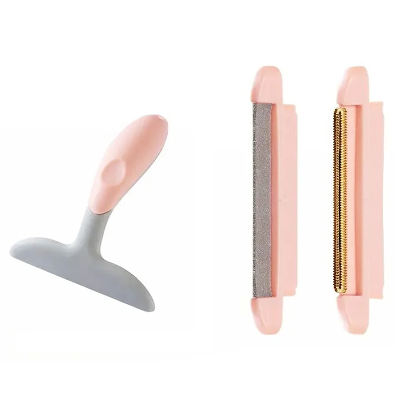 Cepillo para perros, removedor de pelo para mascotas, afeitadora desmontable para el cuidado de perros, recolector de pelo para mascotas, cepillo para perros, cepillos de limpieza de bolas de lana para sofá y gato - imagen 4