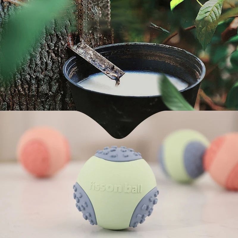 HOOPET-pelota interactiva resistente a las mordeduras para perros pequeños, juguete para masticar con sonido, Limpieza de dientes, molienda, accesorios para masticar para mascotas - imagen 3