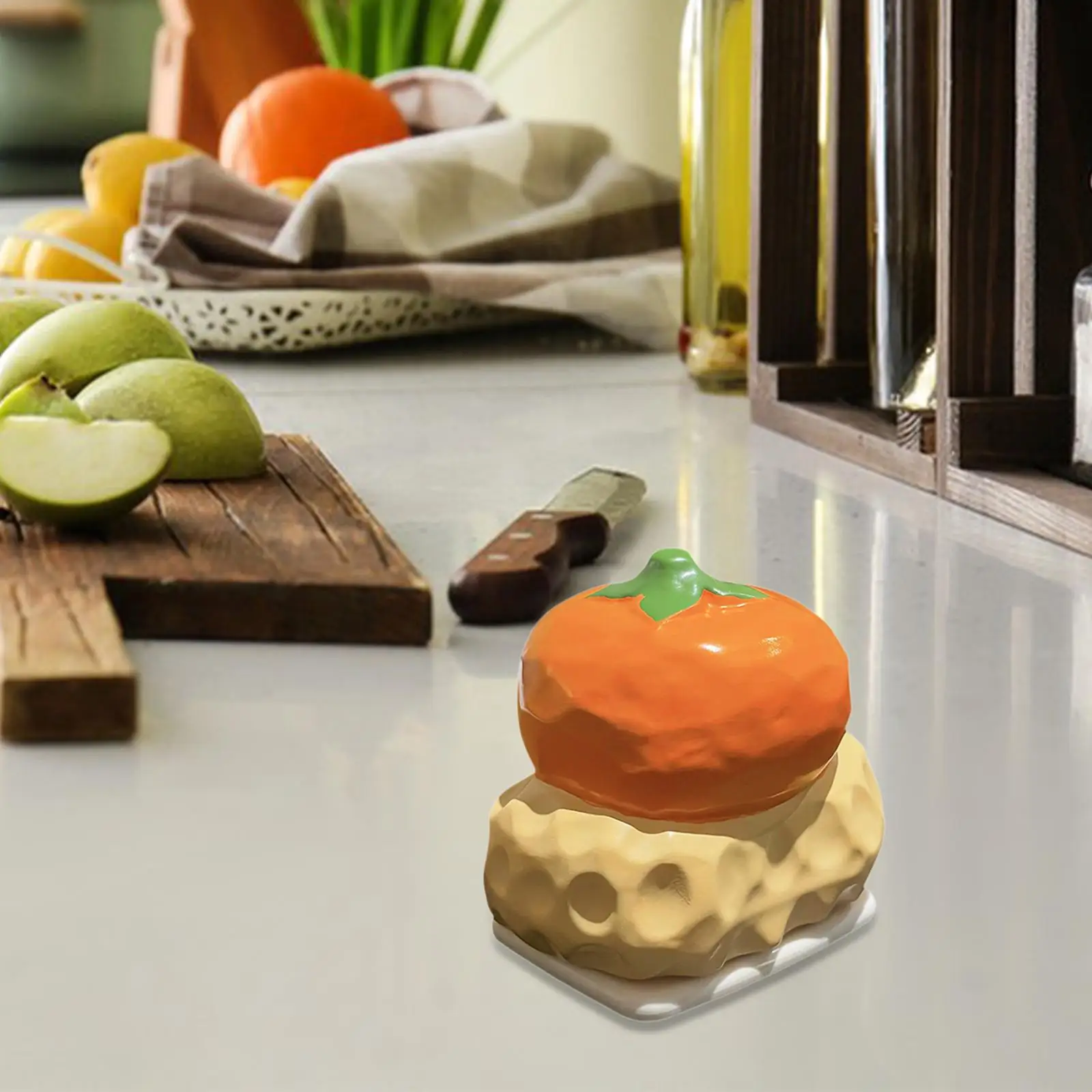 Soporte para palillos de dientes de caqui, versátil, accesorios de decoración, regalos, organizador portátil, dispensador, caja de almacenamiento de adornos para cocina - imagen 2