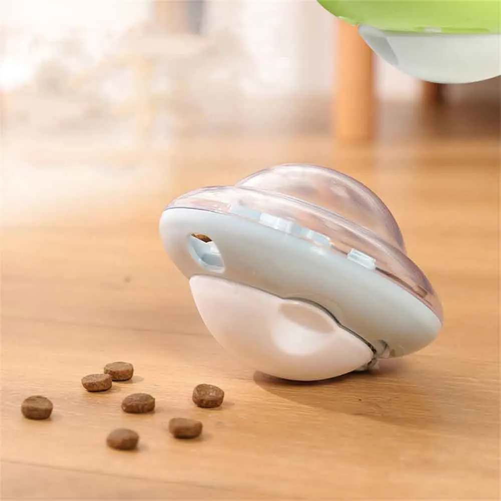Vaso dispensador de comida para mascotas, Bola de fugas de comida para interiores, alimentador para perros, juguetes de entrenamiento IQ, gatos, cachorros, mordedura, juguete de consumo de energía - imagen 3