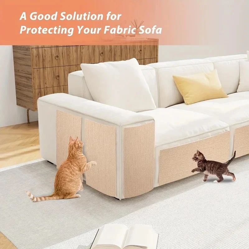 Tapete rascador autoadhesivo para gatos – protege muebles y cuida uñas - imagen 3