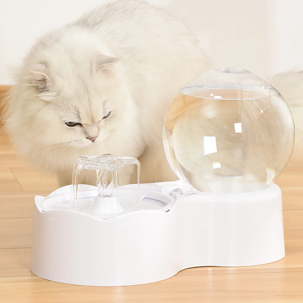 ZYFeeder-comedero automático de agua por gravedad para mascotas, agua por gravedad Visual transparente para gatos o perros, dispensador de agua por inducción inteligente - imagen 2