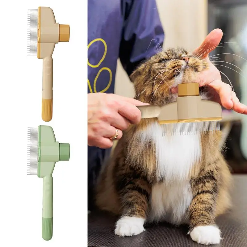 Cepillo quitapelos autolimpiable para gatos y perros – Desenredante profesional - imagen 3