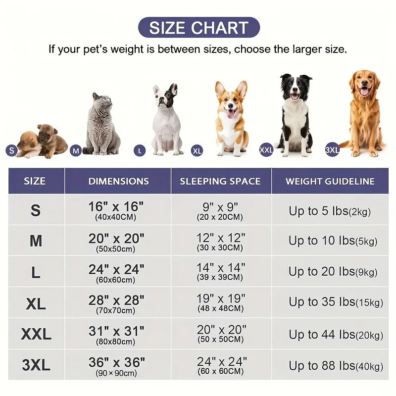 Cama redonda para mascotas de 50-90cm, piel de conejo de imitación para cama para perros, cama súper suave para gatos, casa larga de felpa para perros con fondo antideslizante para perros y gatos - imagen 4