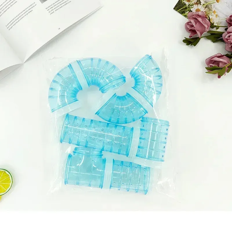 Laberinto de juguete para hámster, jaula remodelada DIY, tubos externos, juego de túnel, tubo deportivo en U, accesorios para hámster, suministros para Chinchillas - imagen 5
